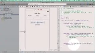 Old Swift 4 - Connect the User Interface to Code in Xcode 6 - Make iPhone Apps