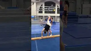 Beam is the hardest event 😭 #gymnastics #gymnast #calisthenics #beam #sports #fail #sport #fails