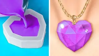 МАГИЧЕСКИЕ DIY УКРАШЕНИЯ 💍 МАСТЕР-КЛАССЫ С ГЛИНОЙ, 3D-РУЧКОЙ, ЭПОКСИДКОЙ И КЛЕЕВЫМ ПИСТОЛЕТОМ 🌈