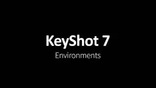 KeyShot 7 Tutorial - Environments