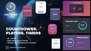 Premiere Pro Template: Countdowns, Players, Timers