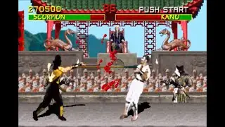 Mortal Kombat (Arcade): Scorpion Ladder Playthrough