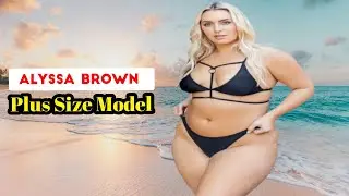 Alyssa Brown 🇮🇹 Italian Super Plus Size Curvy Fashion Model, A Model Redefining Beauty Standards !