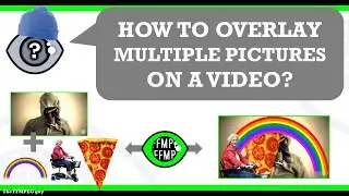 How to overlay multiple pictures on a video | Add photos VFX #ffmpeg #TheFFMPEGGuy