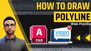 How to draw a Wide Polyline in AutoCAD | Quick tips to save time