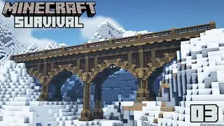 The Mega Bridge! - Minecraft 1.18 Survival | Episode 3