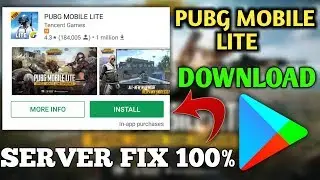 How to download pubg mobile lite | How To install  | PUBG Mobile lite Server Problem Fix 100 %