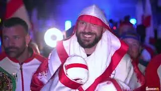 Tyson Fury's AMAZING ringwalk at Wembley Stadium before facing Dillian Whyte