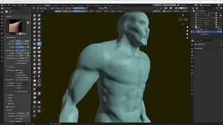 3D CHARACTER DESIGN - Lesson 08 - Levels of Subdivision, Medium Details, Clay Brushes, Muscle, Joint