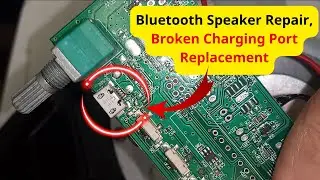 Replace the broken charging port, bluetooth headphones repair