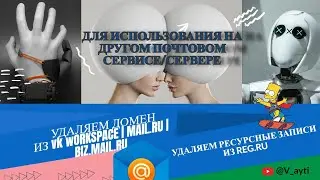 Как отвязать домен от почты VK Workspace и Mail.ru 🌐✉️ | Удаление DNS записей в Reg.ru