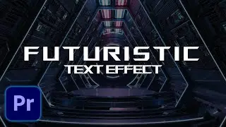 Amazing Futuristic Text Effect in Premiere Pro (Hindi)