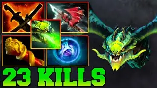 23 Kills Viper Mid Dota 2 !! Viper Dota 2 Mid Carry Build 7.35 Pro Gameplay Guide Item Build