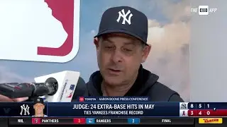 Aaron Boone on the Yankees victory in Anaheim, Judges hot May