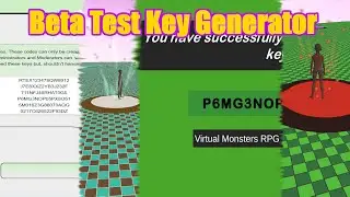 Beta Test Key Generator - Solo MMO Development