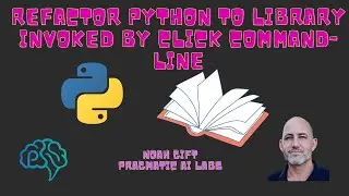 Refactoring a Python script into a library called by Python Click CLI