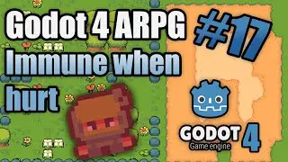 How to make an ARPG in Godot 4 #17: Making the player immune to attacks | zelda-like | tutorial