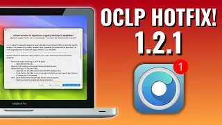 OpenCore Legacy Patcher 1.2.1 Update [HOT FIX] + Recovery Is Broken - Black Screen Issue!!!