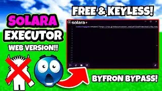 NEW FREE Roblox Executor PC - Byfron Bypass (Works Web Version!)