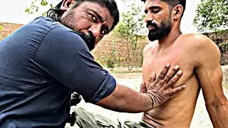 ASMR || BODYBUILDER CHEST HEAD AND BACK MASSAGE BY BANGALI BABA | ULTIMATE RELAXATION |