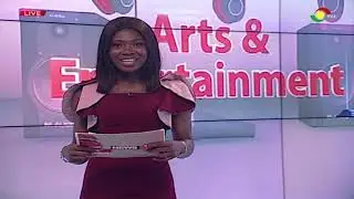 Akosua took her turn to present the entertainment news on #News360 last night😍 #GMB2021