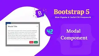 Bootstrap 5 modal component.