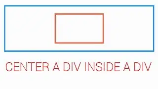 How to center a div inside a div with html and css