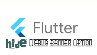 How to hide Debug Mode banner in Flutter