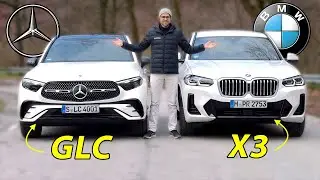 Mercedes GLC vs BMW X3 comparison REVIEW - who’s the king?