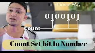 Count The Number Of Set Bit in a given Number - algorithm