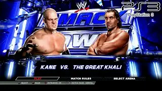 WWE 2K15 PS3 - Kane '11 VS The Great Khali - KO Match [2K][mClassic]