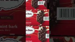 Haagen Dazs Peppermint Bark Ice Cream Bar Limited Edition