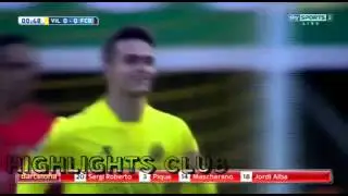 Fc Barcelona vs Villarreal 2-2 Extended Highlights 20 March 2016