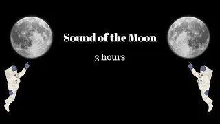 Moon sound in high quality white noise ASMR | 2 hours | - Space sounds / Connect to the universe