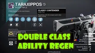 Double Class Ability God Roll PvE Taraxippos Classy Contender Destiny 2 Guardian Games