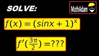 Solve this pesky derivative!