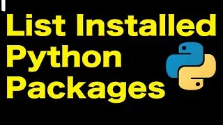 How To List Installed Python Packages using pip command form terminal or command prompt