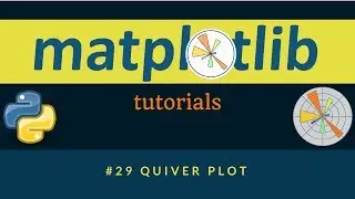 Matplotlib Plotting Tutorials : 029 : Quiver Plots