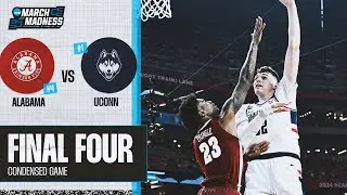 UConn vs. Alabama - Final Four NCAA tournament extended highlights