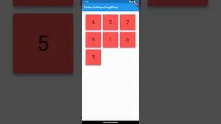 Flutter Drag and Drop grid example #flutter_nine_grid