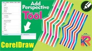 Perspective tool in coreldraw for beginners # 9 | tutorial 2024 | kr graphics world