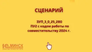 ЗУП 3_0_25_280 ПУ2 с кодом работы по совместительству 2024г.