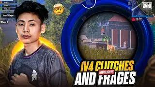 1v4 CLUTCHES & FRAGS HIGHLIGHTS 💣 BGMI