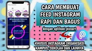 CARA MEMBUAT PUZZLE FEED INSTAGRAM RAPI DAN BAGUS DENGAN PICSART