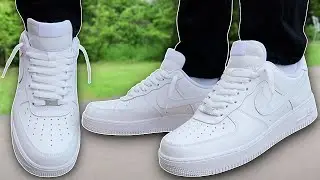 How To Lace Nike Air Force 1s Loosely (BEST WAY!)