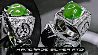 How to make silver ring for men - jewelry handmade ideas