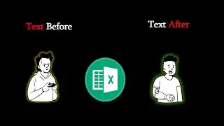 #excel  How to use the new Excel TEXTBEFORE & TEXTAFTER Functions