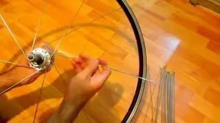 How to build a Bicycle Wheel (32 Spokes, Rear wheel, 26)