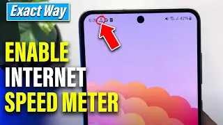 How To Enable Internet Speed Meter in ANY android | Show Internet Connection Speed