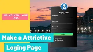 How to make contact us form using html and css. How to make attractive contact us page using html.